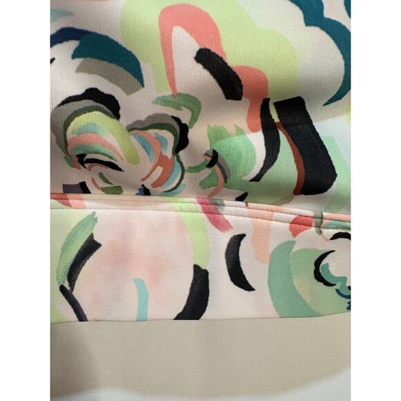 Athleta Plus Size 2X Floral Sports Bra Adjustable Activewear Razorback - Picture 5 of 10